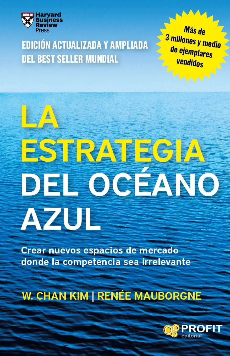 Carátula del libro "La estrategia del océano azul"